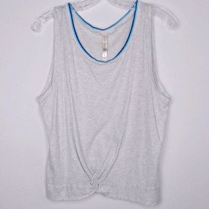 Live Love Dream Front knot  Athletic Jrs Tank (L)